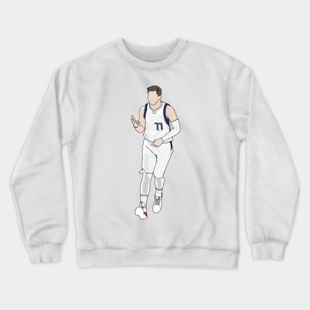 Luka Doncic - The Wonder Boy Crewneck Sweatshirt by PennyandPeace